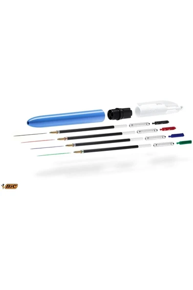 Bic 4 Colours 4'lü Tükenmez Kalem Seti - Resim 2