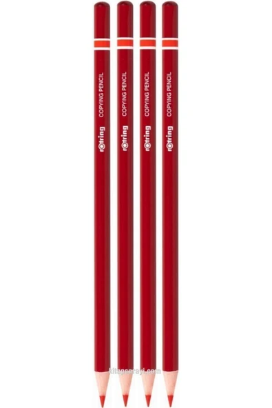 Rotring Kırmızı Kopya Kalemi 4 Adet ürün görseli 1