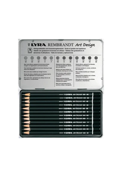 LYRA Art Design Dereceli Kalem 12 Renk Metal Karışık L1111120 ürün görseli 1
