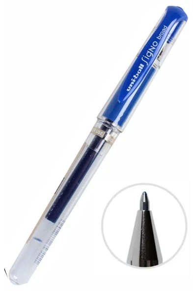 UNİ-BALL Um-153 Signo Broad Mavi Roller Kalem 1,0 Mm Uniball Um-153 3'lü Set ürün görseli 1