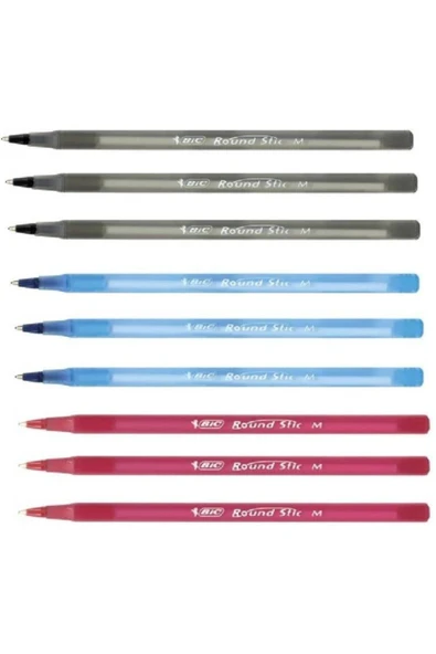 Bic Round Stic 9 Lu Tükenmez Kalem Seti ürün görseli 1
