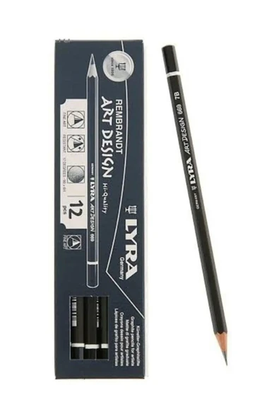 LYRA Kurşun Kalem Rembrandt Art Design 7b Dereceli Çizim Kalemi (12 Lİ PAKET) ürün görseli 1