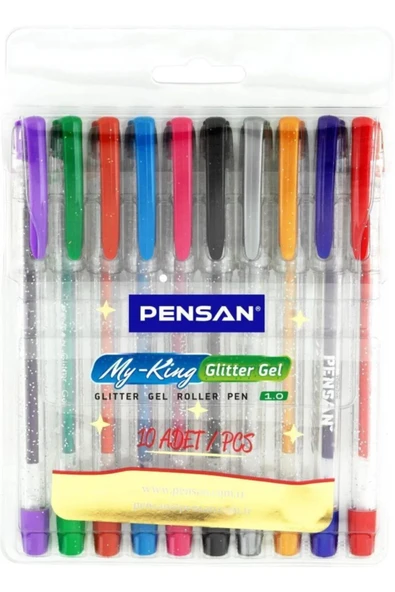 Pensan My-king Jel 10'lu Simli Kalem ürün görseli 1