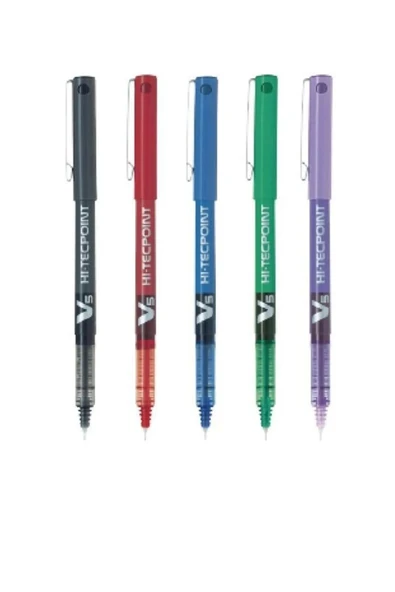 Pilot V5 Hi-tecpoint 5 Farklı Renk Iğne Uçlu Mürekkepli Kalem Set 2 ürün görseli 1