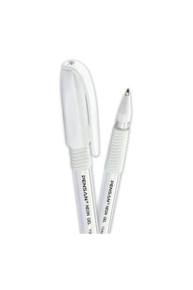 Pensan Neon Jell Kalem 1,0 Mm Beyaz ürün görseli 1
