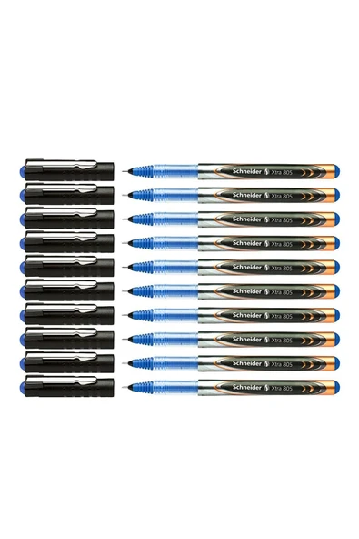 SCHNEIDER Xtra 805 Iğne Uçlu Kalem 0.5 Mavi 10 Lu Set ürün görseli 1