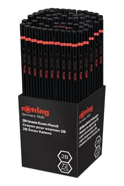 Rotring Kurşun Kalem Sınav 2b 2090068 - 72'li Paket ürün görseli 1