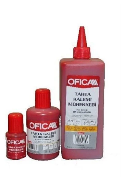 Ofica Tahta Kalemi Mürekkebi 100 Ml. Kırmızı Fmm-06k tkm ürün görseli 1