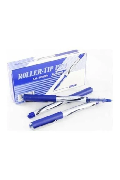 Aihao 2000a Roller Tip Kalem 12'li 1 Kutu Mavi ürün görseli 1