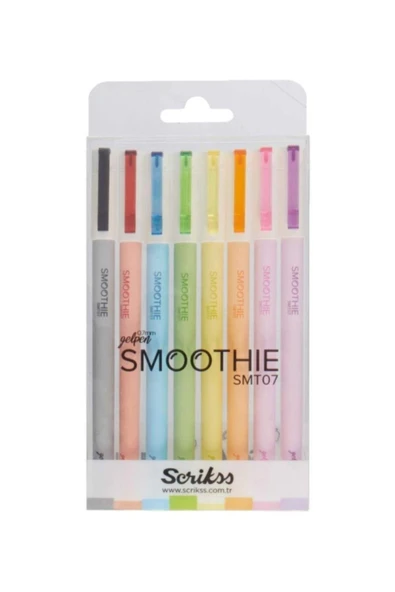 Scrikss Roller Kalem Smoothie Jel 8 Li Blister Smt07 ürün görseli 1