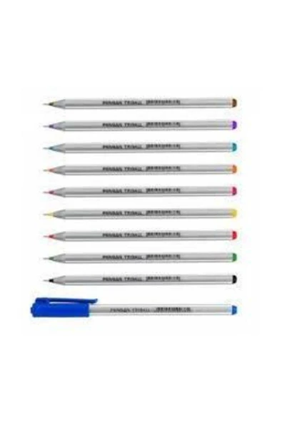 Pensan Tükenmez Kalem Triball 1.0 Mm Bilye Uç Turkuaz 12 Li 1003 ürün görseli 1