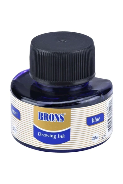Brons Çini Mürekkebi 20 Cc Mavi Br-318-1 Adet ürün görseli 1