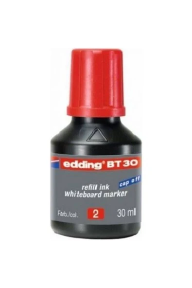 Edding Mürekkep 30 ml Kırmızı 2 Li tkm ürün görseli 1
