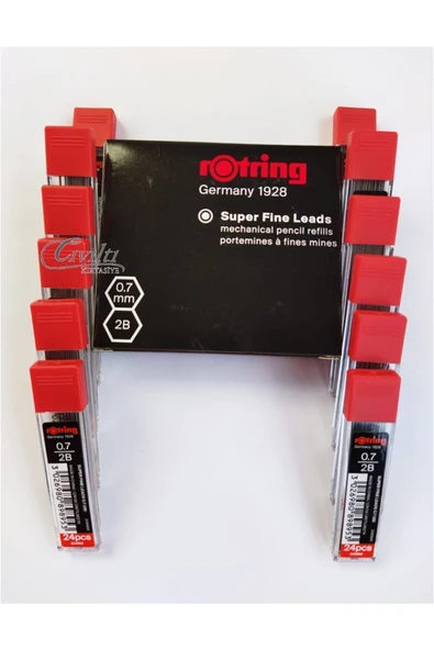 Rotring 0.7 2b Uç 12 Adet ürün görseli 1