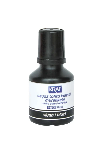 KRAF Beyaz Tahta Kalemi Siyah Mürekkeb 30ml 445g ürün görseli 1