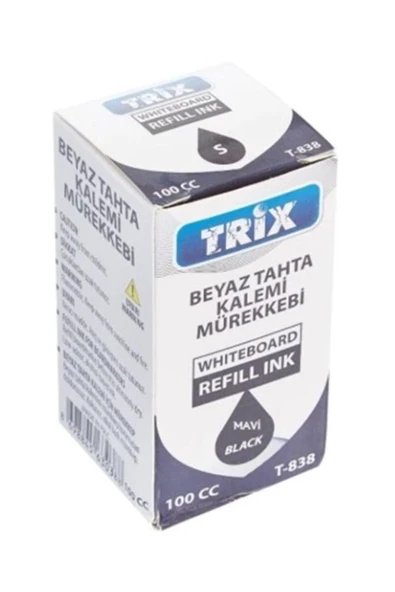 TRİX T-838 Siyah Tahta Kalem Mürekkebi 100 Cc ürün görseli 1