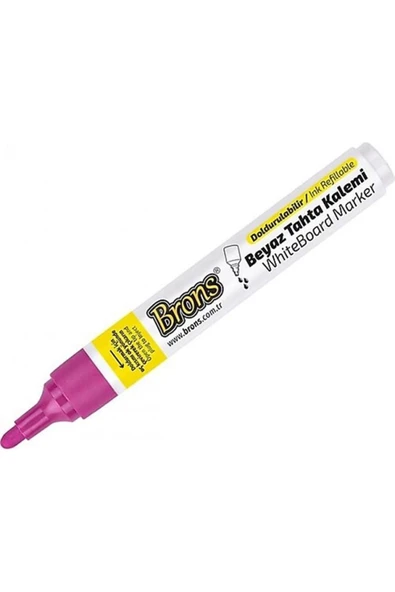 Brons Br-964 Doldurulabilir Tahta Kalemi Yuvarlak Uç 3mm Pembe ürün görseli 1