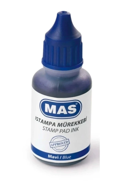 Mas Istampa Mürekkebi 20 ml Mavi Istampa Mürekkebi ürün görseli 1
