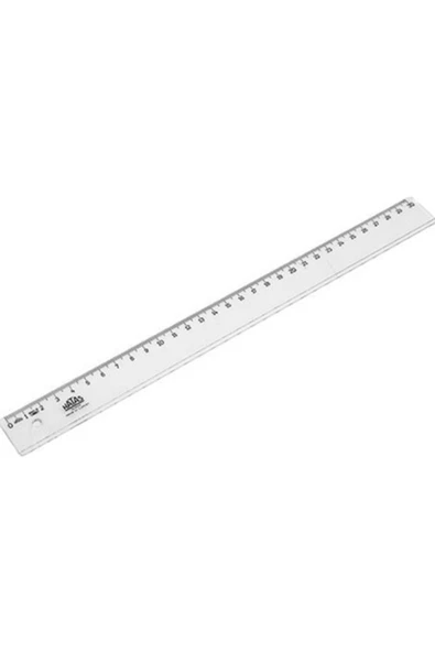 HATAS Şeffaf Plastik Ekonomik Cetvel 30 Cm 0131 ürün görseli 1