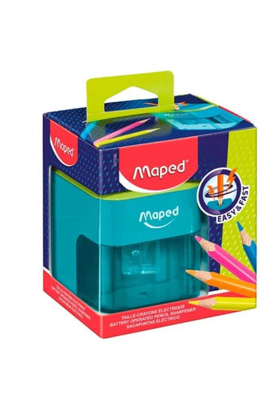 Maped Turbo Twist Tek Delikli 2.0 Pilli Kalemtraş 3154140273309 ürün görseli 1