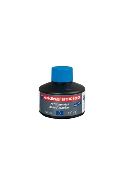 Edding Btk 100 Tahta Kalem Mürekkebi Mavi 100ml tkm ürün görseli 1