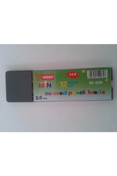 Mikro 2.0 Mm 12 Renkli 1 Kutu Versatil Kalem Ucu ürün görseli 1
