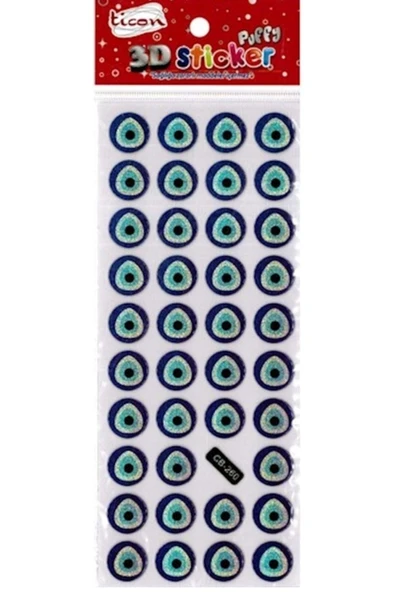 Ticon Sticker Puffy 236161 (kabartmalı) ürün görseli 1
