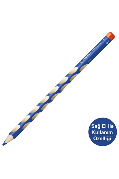 Stabilo Easycolors Sağ El Kuruboya Kalemi Lacivert 332-405 ürün görseli 1