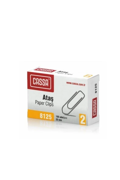 Cassa 8125 Metal Ataş No: 2 25 Mm 100'lü ürün görseli 1