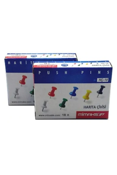 Mimaks Mantar Pano Harita Çivisi ürün görseli 1
