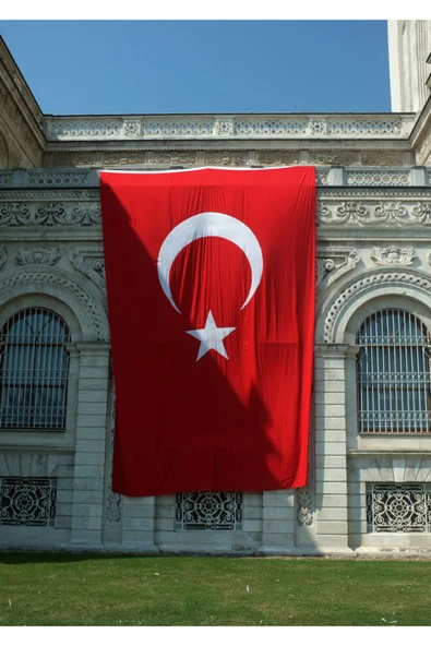 Raşel kumaş 300x450 Cm Türk Bayrağı Alpaka ürün görseli 1