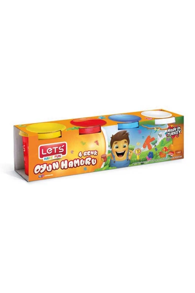 Lets 4 Ana Renk 460gr Oyun Hamuru Set / L8440 ürün görseli 1