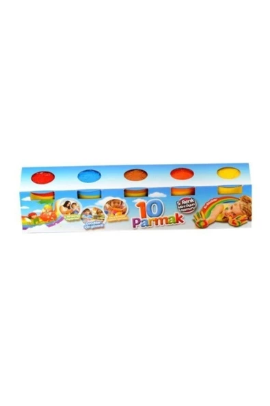 Play Dough 10 Parmak On-003 Mini Oyun Hamuru 5 Renk ürün görseli 1