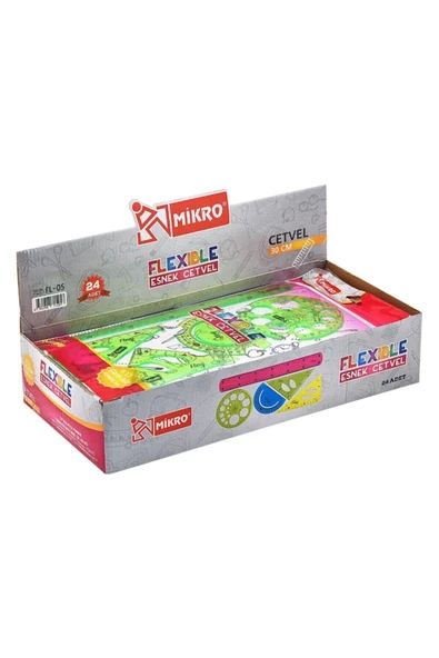 Mikro Flp-04 Esnek Cetvel 5 Li Çizim Seti ürün görseli 1