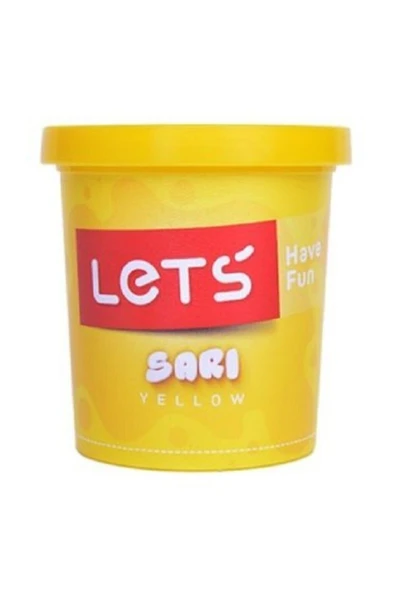 Lets Tek Renk Oyun Hamuru 150gr. Sarı ürün görseli 1