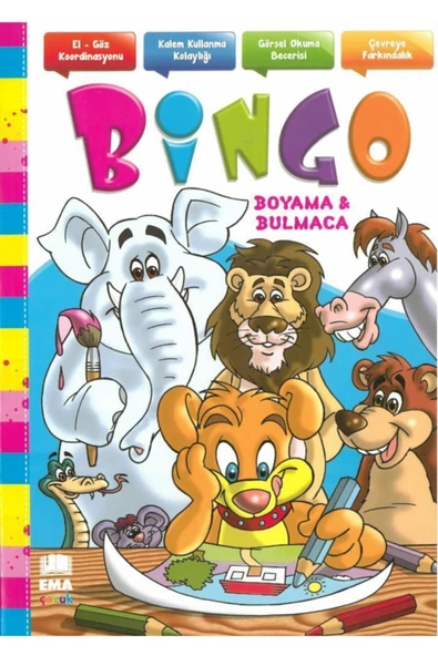 Ema Çocuk Bingo Boyama - Bulmaca (renkli Örnekli) ürün görseli 1