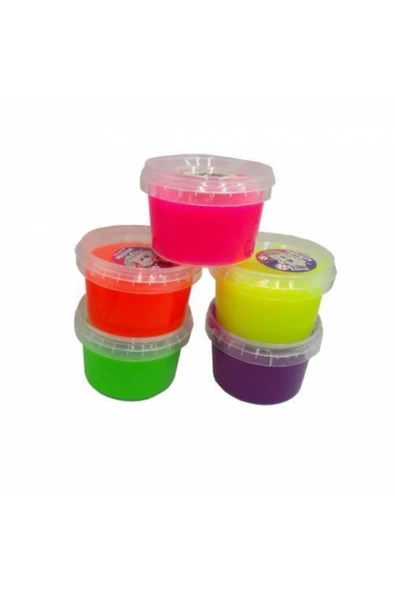 Crazy Fosforlu 5'li Hazır Slime-slaym Büyük Kutu 200 G ürün görseli 1