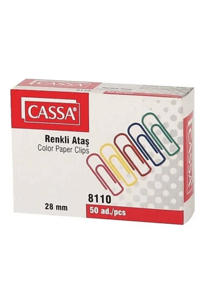 Cassa Renkli Ataş 28 Mm Kod8110 ürün görseli 1