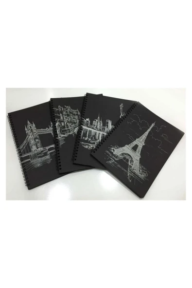 Liz Siyah Defter Spiralli 17 X 24 Cm ürün görseli 1