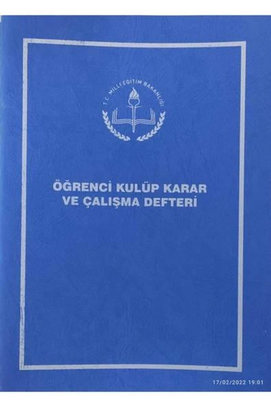 Gülpaş 406 Öğrenci Kulüp Karar Ve Çalışma Defteri 20 X 28 Cm. 40 Yp. ürün görseli 1