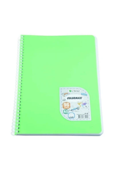 3 Çınar Çınar Spiralli A5 Çizgili Defter 96 Yaprak ürün görseli 1