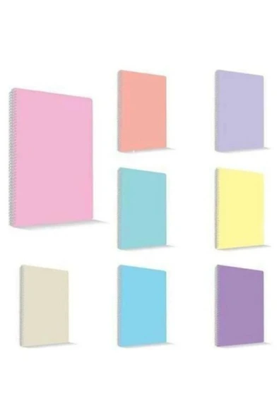 Umix My Note Flex Pastel A4 60 Yaprak Kareli Spiralli Plastik Kapak ürün görseli 1