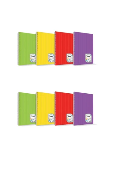 ÇINAR DEFTER Çınar A4 96 Yaprak Spiralli - 4 Kareli 4 Çizgili Defter ürün görseli 1