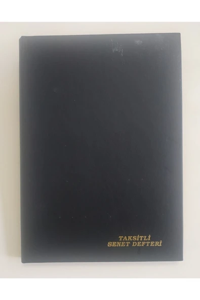 DEFTERSAN Taksitli Senet Defteri 20x28 Cm ürün görseli 1