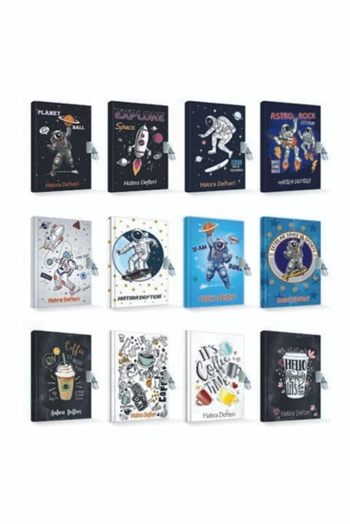 ÇINAR DEFTER Çınar Uni Note Kilitli Günlük & Hatıra Defteri Skate ürün görseli 1