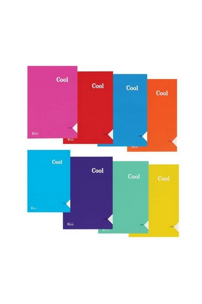 KESKİN COLOR Cool A4 40 Yaprak Çizgili Pp Kapak Okul Defteri - 1 Adet ürün görseli 1