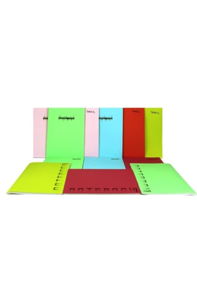Daphne Defne Nebula A-4 Plastik Kapak Defter Dikişli 60 Yaprak Çizgili ürün görseli 1