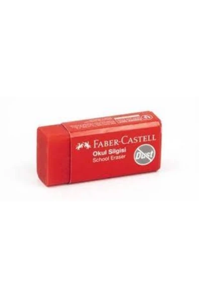 Faber Castell Dust Free Küçük Okul Silgisi Kırmızı / 187223 ürün görseli 1