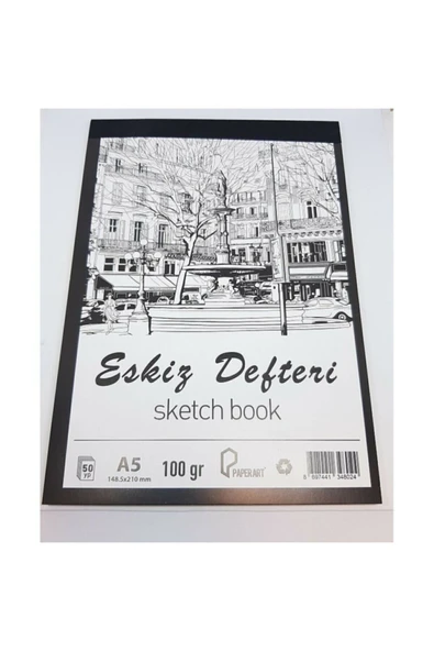 Gerni Kitap Paperart 50yp 100gr Dikişli Eskiz Defteri -a5 ürün görseli 1