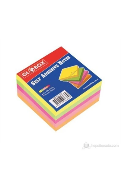 Globox 4 Renk Yapışkanlı Not Kağıdı Smart.6635 Pastel Renkler ürün görseli 1